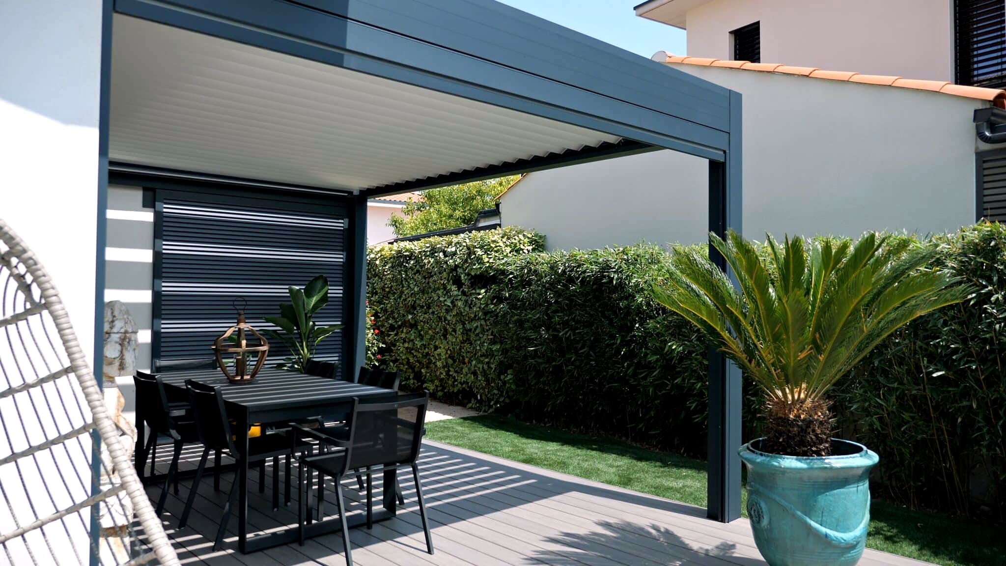 Une terrasse vivable toute l’année à Montpellier