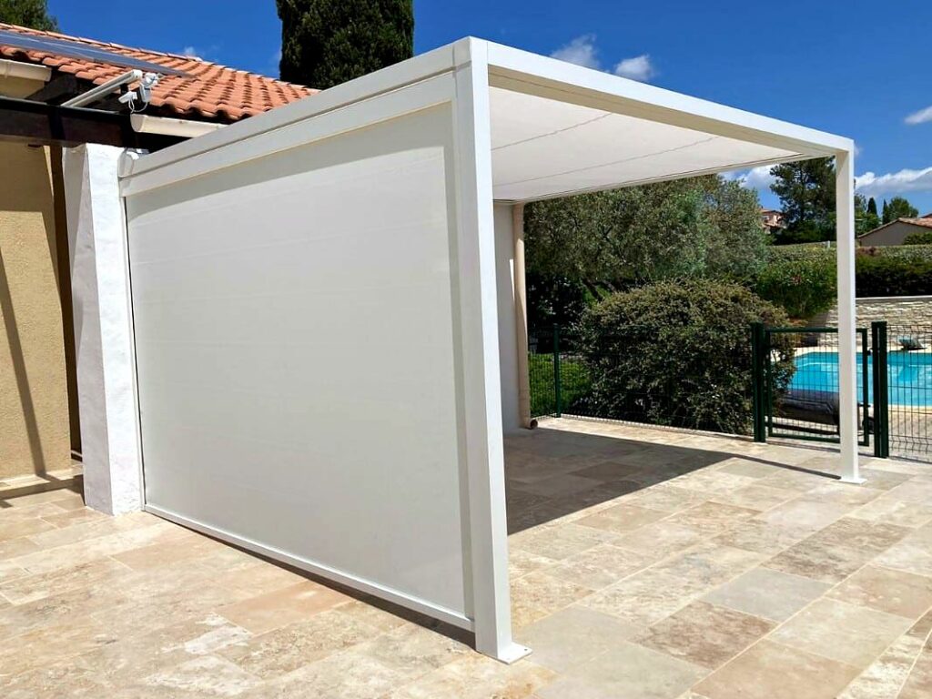 Pergola à toile rétractable