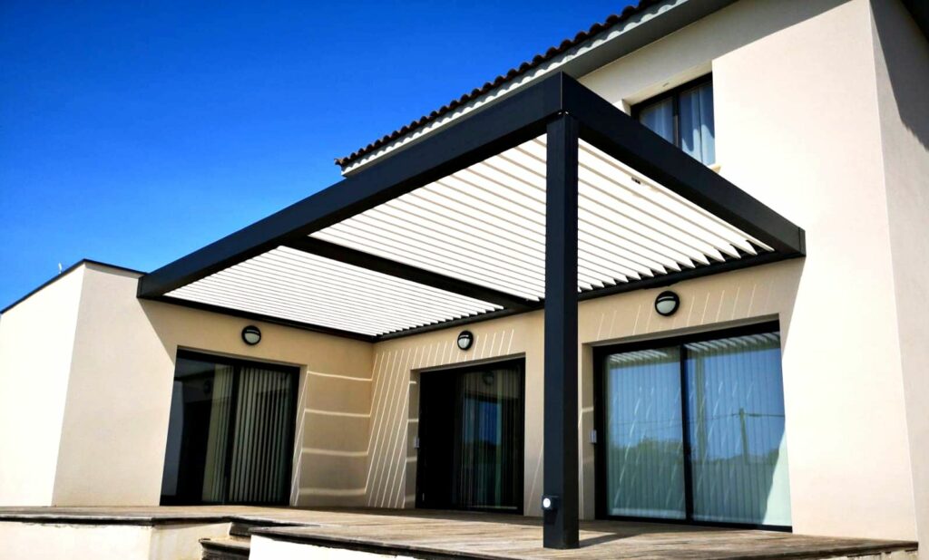 Pergola adossée