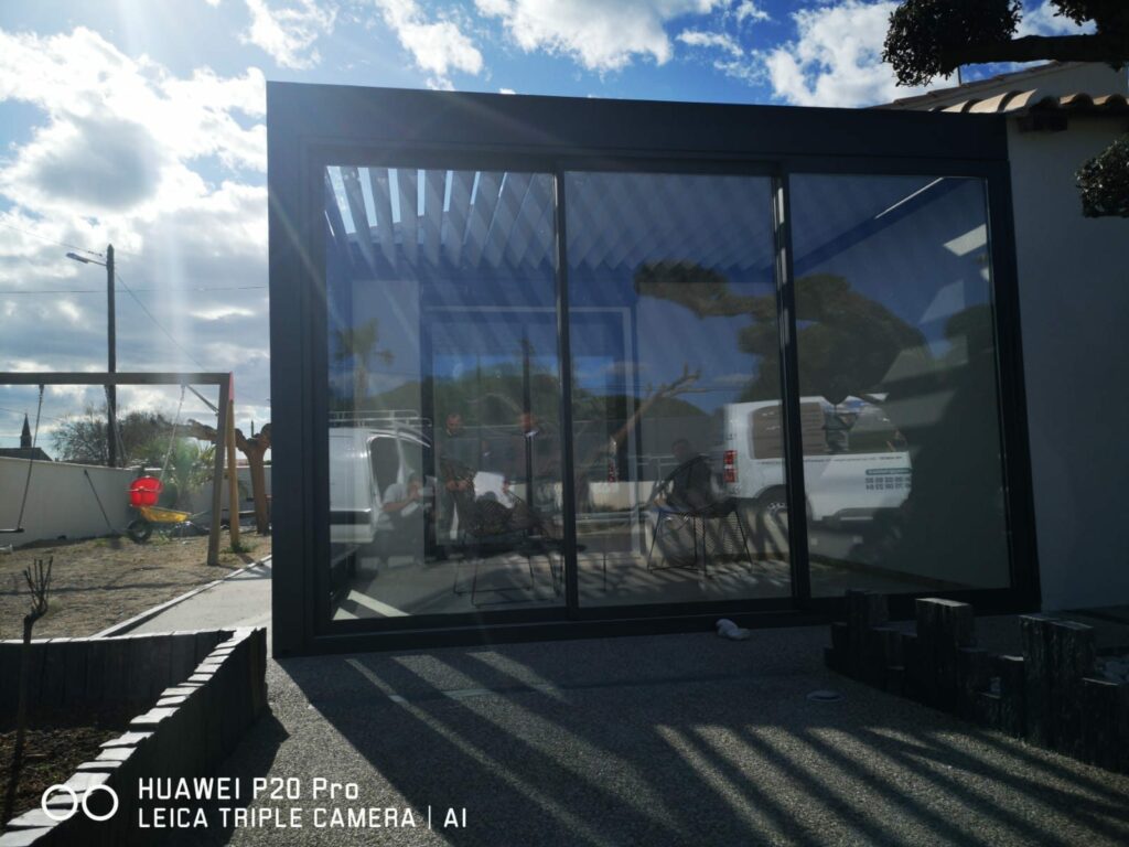 Véranda aluminium à Montpellier