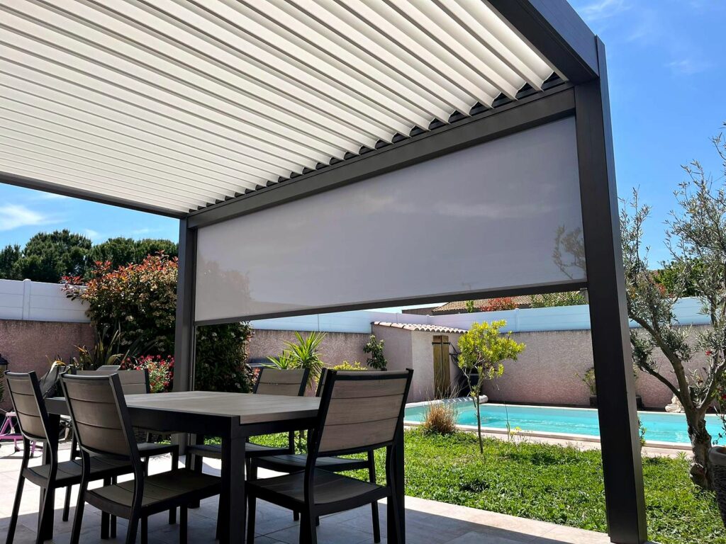 Pergola en aluminium à Béziers