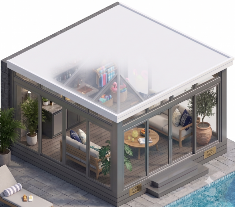 Pool house