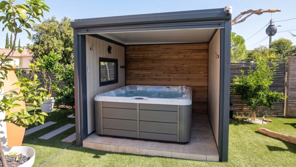Abri spa / espace bien-être